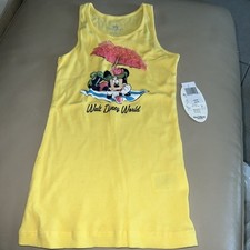 Vintage Disney Walt Disney World Minnie Mouse Tank Top Size Youth L 10/12 NWT