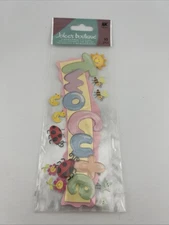 Jolee's Boutique Two Cute Twins Baby Toddler Scrapbook Title Stickers RARE