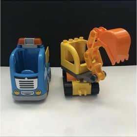 Lego Duplo Town Construction 10812 Dump Truck & Tracked Excavator Complete Set