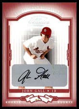 2004 Donruss Classics Significant Signatures Red John Gall Auto 246/250 #183