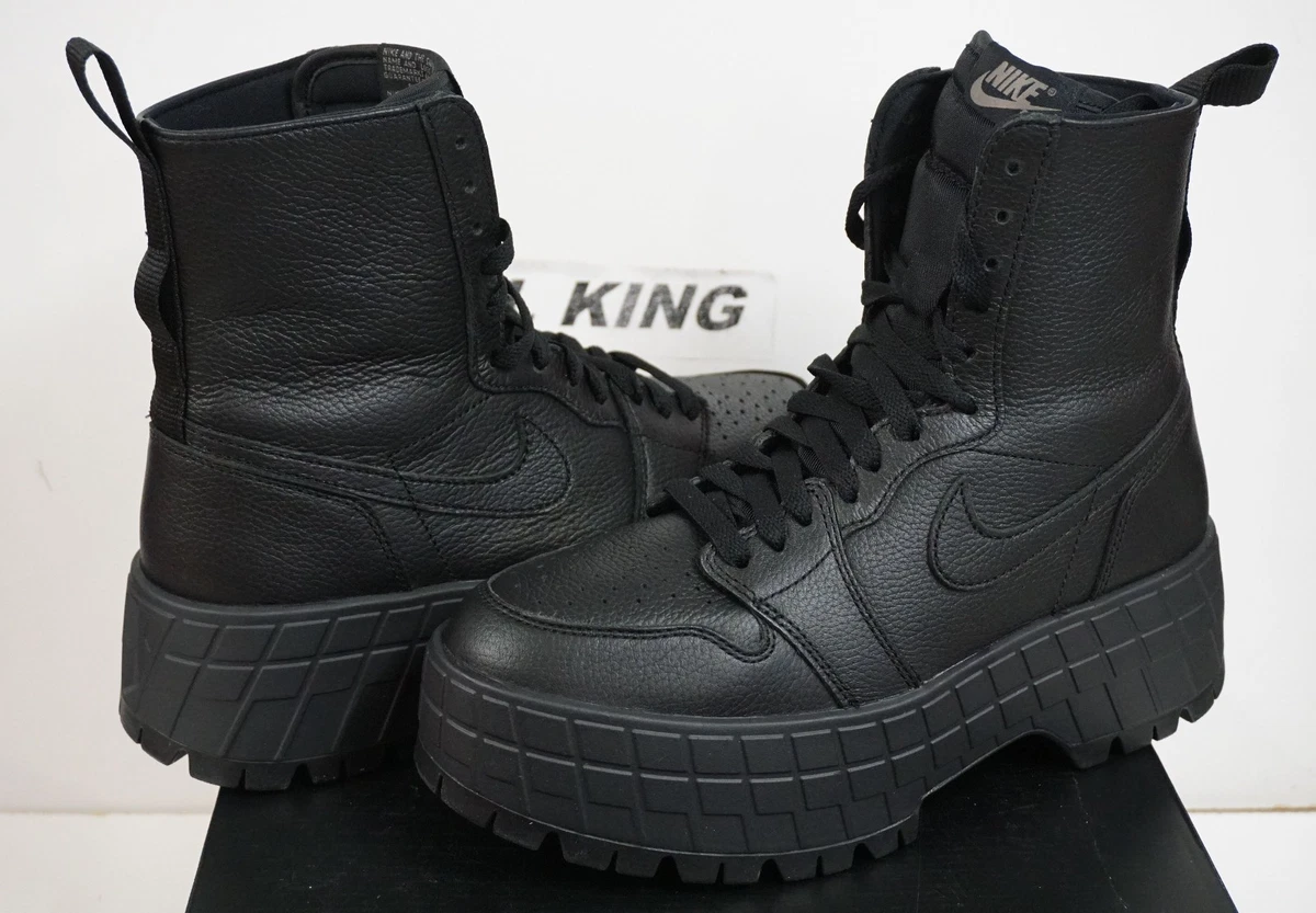 Jordan 1 Brooklyn High Triple Black W for sale | eBay