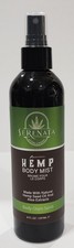 Serenata Hemp BODY GLAM SPIRIT Premium Body Mist Seed Oil Aloe 8 oz/237mL New