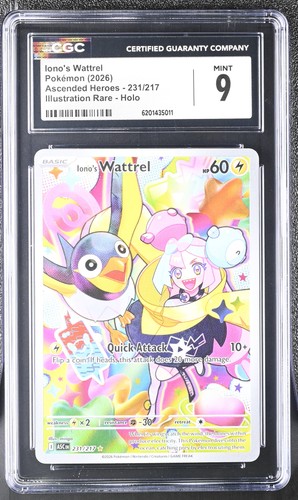 Iono's Wattrel graded CGC 9 for sale on eBay