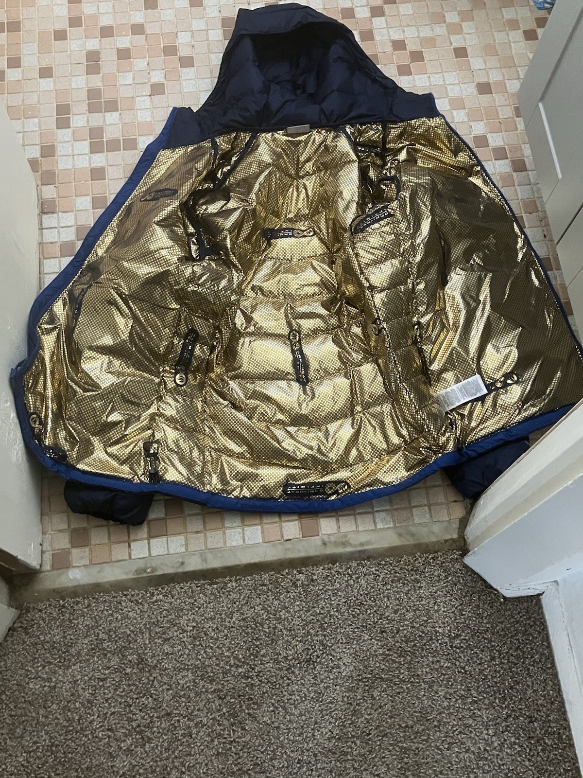 Mens Columbia Labyrinth Loop II Omni Heat Gold Infinity Hooded Jacket Sz Large
