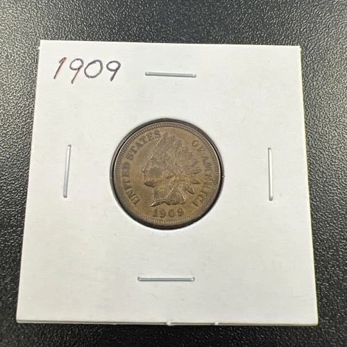 1909 Indian Head Cent Penny - Gorgeous Coin / Full Liberty! / Original! - NR!