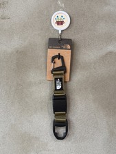 The North Face TNF Detachable Key Holder Key Bag Accessory Khaki NWT NA5AQ53B