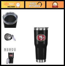 30oz Insulated Stainless Steel Travel Mug Tumbler - NFL Team Logo, Perfect for T