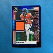2025 Panini Donruss Optic Rookie Phenoms Prizm #RPBH-RHY RJ Harvey Broncos NFL