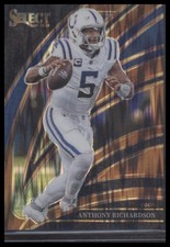 2025 Panini Select #232 Anthony Richardson Copper Prizm Shock #/899