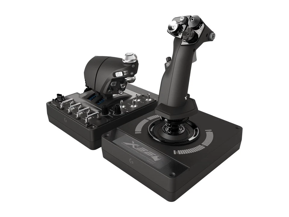 Logitech G X56 H.O.T.A.S Throttle and Joystick Flight Simulator Game Controller - Image 2 of 4