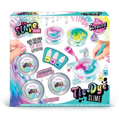 So Slime DIY Tie-Dye Scented Slime Kit for - Create Colorful and Glittery Sli...