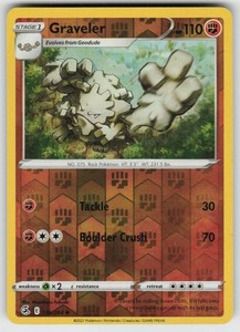 Graveler 136/264 Reverse Holo Fusion Strike