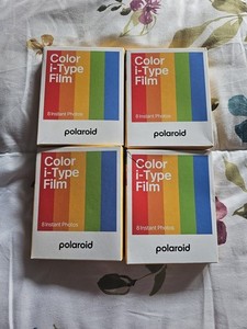 Polaroid Couleur I Type Film Photos instantanées Nouveau lot scellé de 4