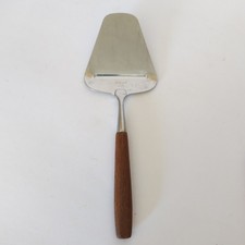 Spar Spor NORWAY Cheese Plane Slicer Teak Handle Stainless MCM Danish Modern