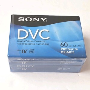 Lot De 4 Cassettes Mini DV Sony Premium 60 Minutes - Neuves Sous Blister