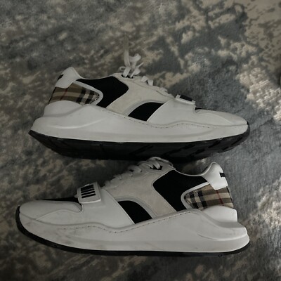 BURBERRY RAMSEY M STORY TRAINER SHOES ( LIMITED EDITION)
