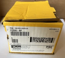 NEW 5 PARKER PC506-BP QUICK CONNECT NON-VALVED MOLDMADE COUPLER SOCKET  200 PSI
