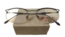 Vintage Alexander Coll. Eyeglass 1/2 Frames Matt Blue Elvira 51-19 135 Lot 399