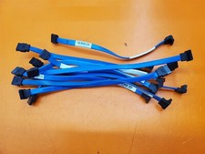                  Lot of 10  8"-9" Dell SATA Drive Cables Straight to Right Angle