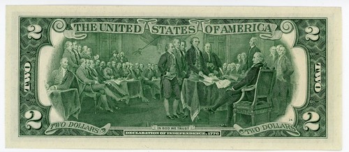 Usa-Federal Reserve notes ... P-461 (Fr-1935D) .. 2 Dollars ... 1976 Ch *UNC*😉 - Picture 2 of 2