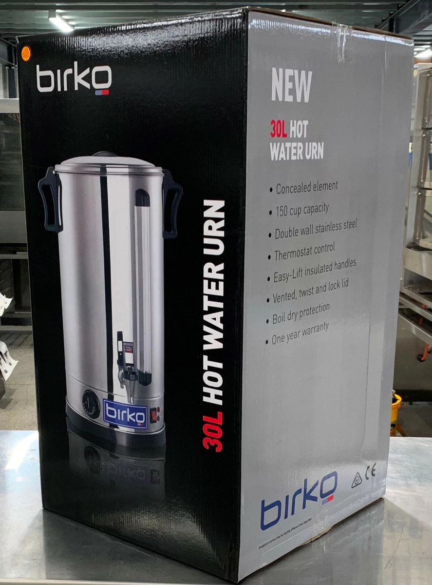 Refurbished Birko Hot Water Commercial Urn 30L Concealed Element Urn mod |  eBay