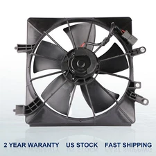 1 pcs Passenger Side AC Condenser Cooling Fan Assembly for Honda Civic 2001-2005