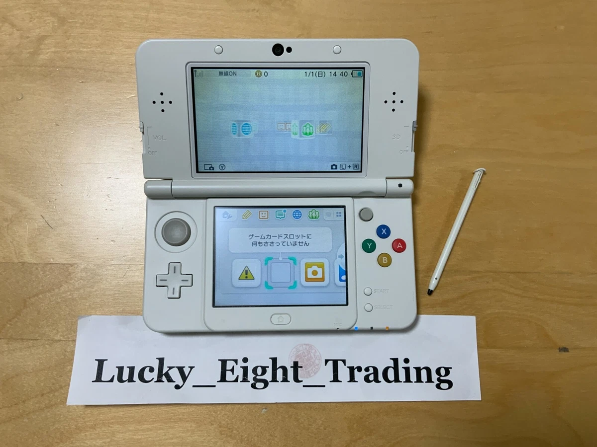 New Nintendo 3DS White Console Stylus Japanese ver [H]