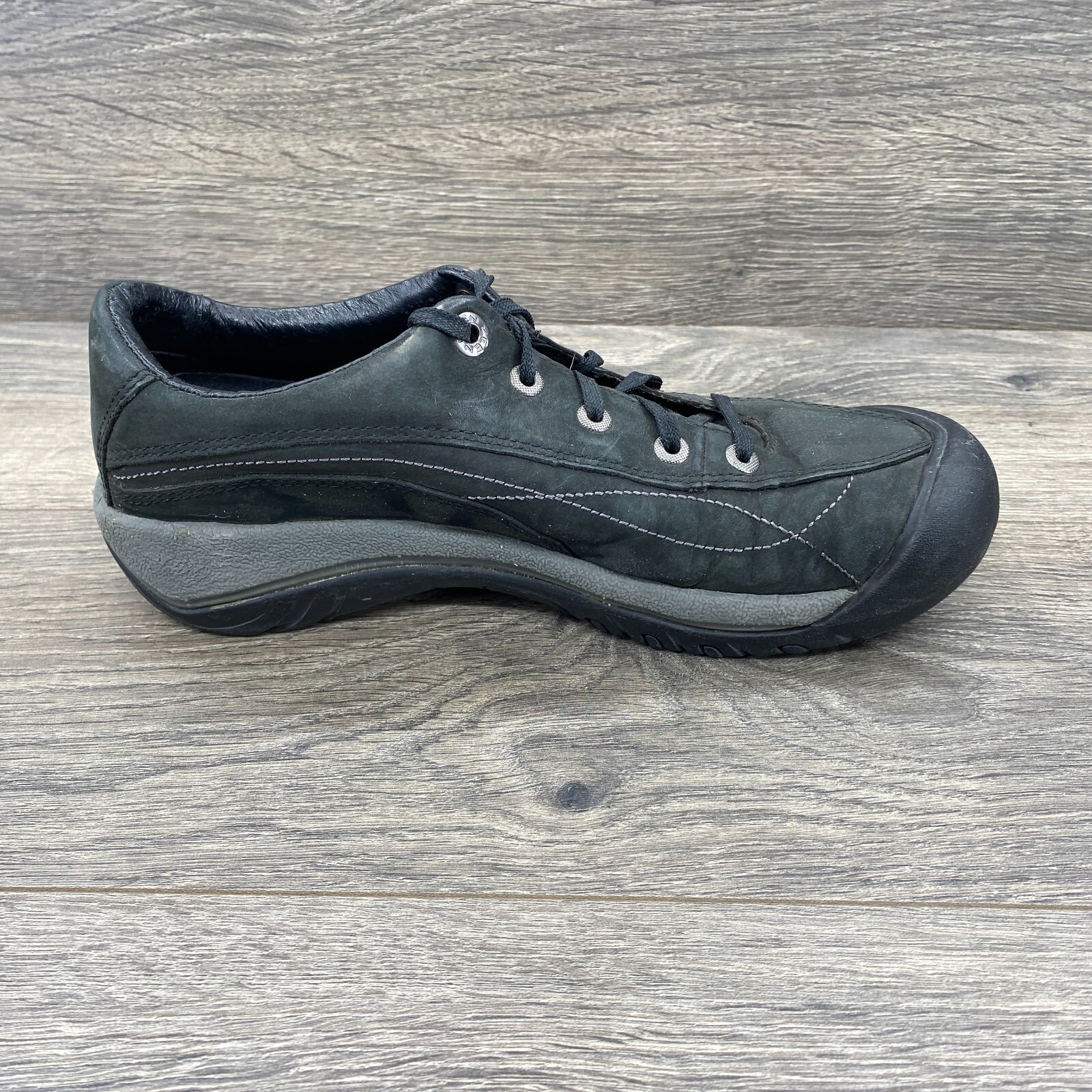 KEEN Toyah Trail Escursionismo Pelle Scarpe da Passeggio Donna Taglia 8 Nero 1004436