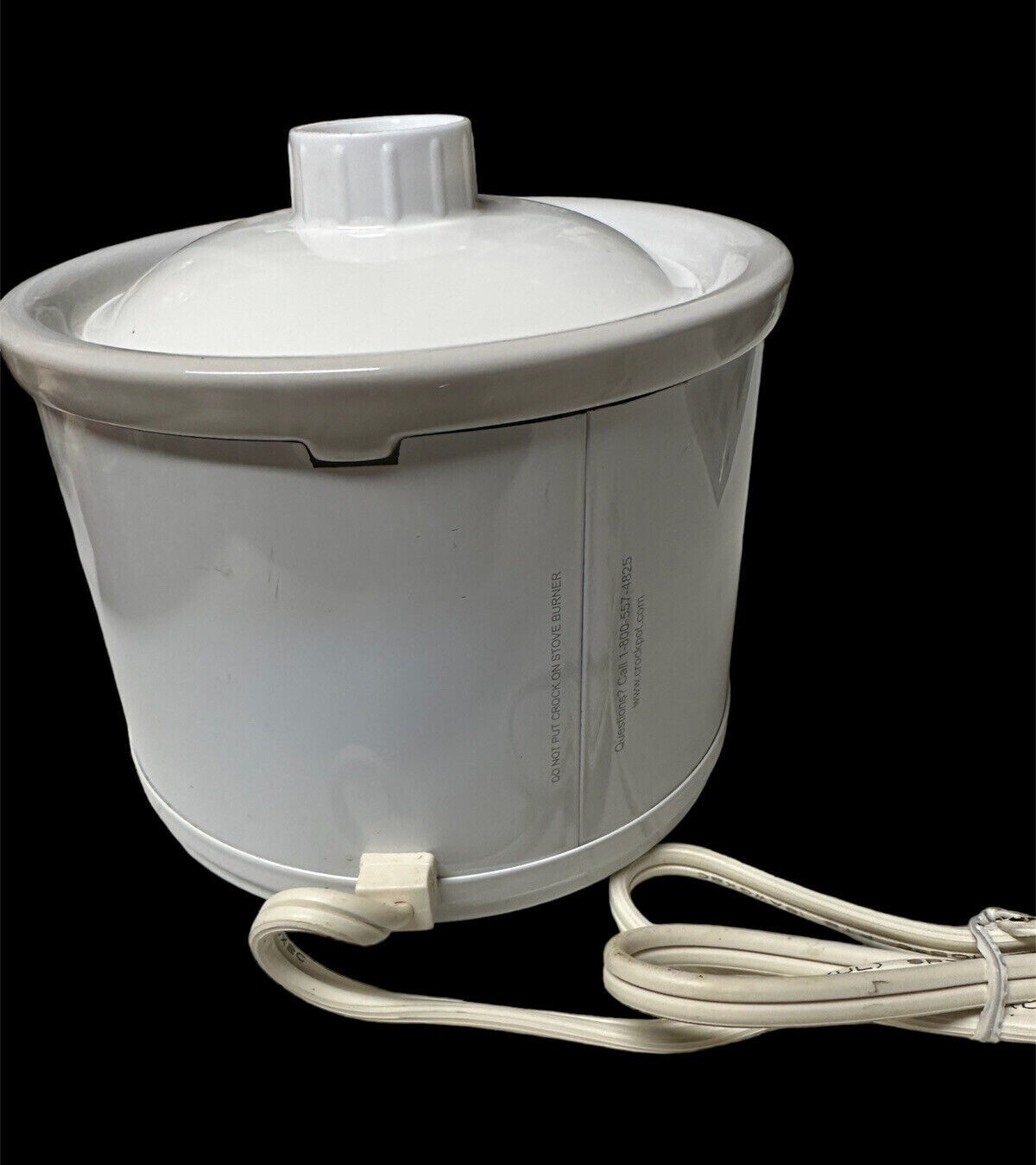 Rival Crock•Pot Little Dipper 16 Oz. Mini Slow Cooker White Model 32041