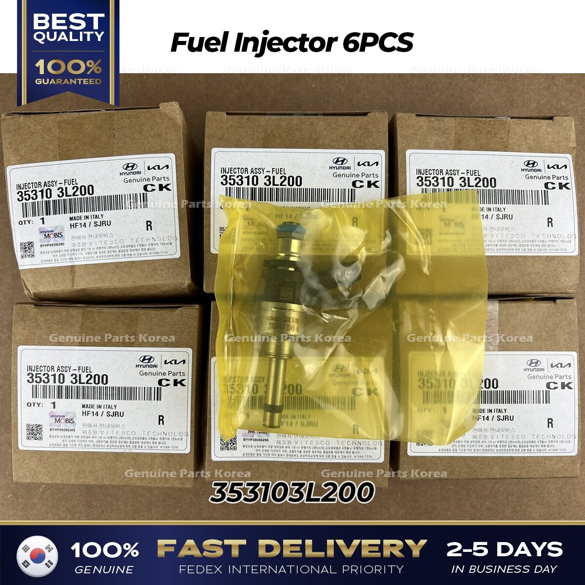 いるか ⭐Genuine⭐ Fuel Injector 353103L200 for Hyundai Palisade Kia