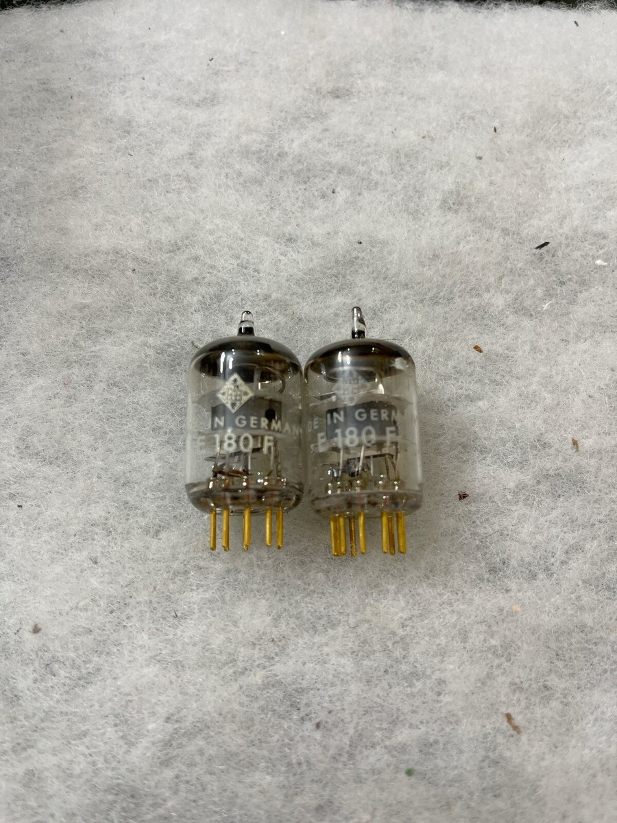 TELEFUNKEN 6211 ペア Platinum Matched Pair 6211 Telefunken ~ECC82 Tested NOS DB Gold