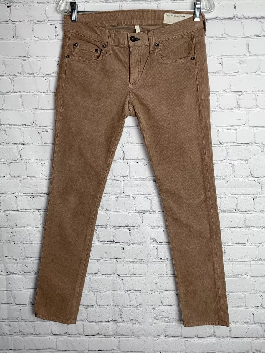 TOMBOY PANTS CORDUROY WOMEN：ブラウン-