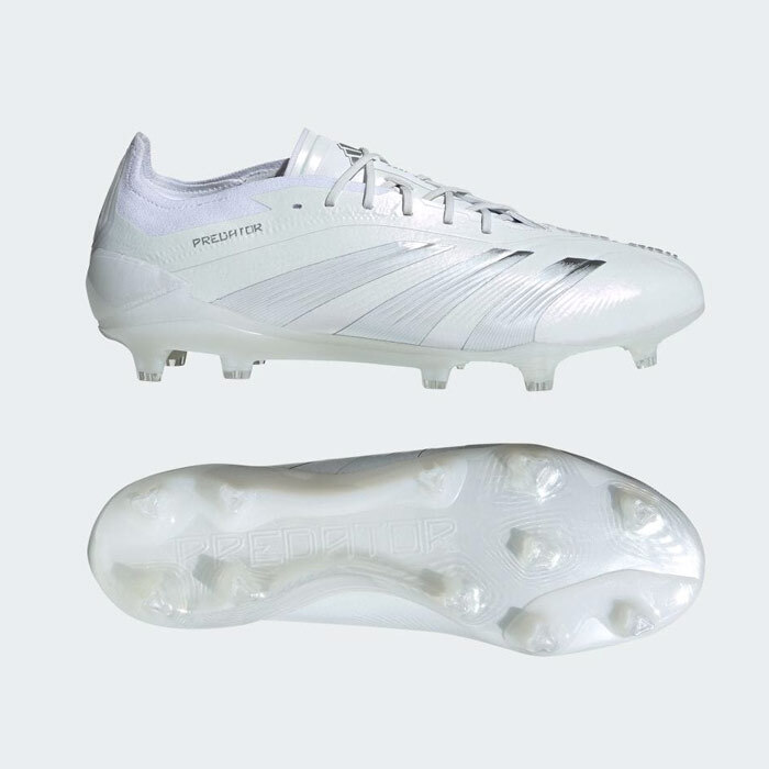 adidas PREDATOR ELITE LOW FG IE1803 White/Silver Metallic Unisex