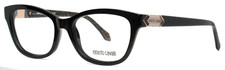 ROBERTO CAVALLI Algorab 810 005 Black Womens Cat Eye Eyeglasses 53-17-140 B:39