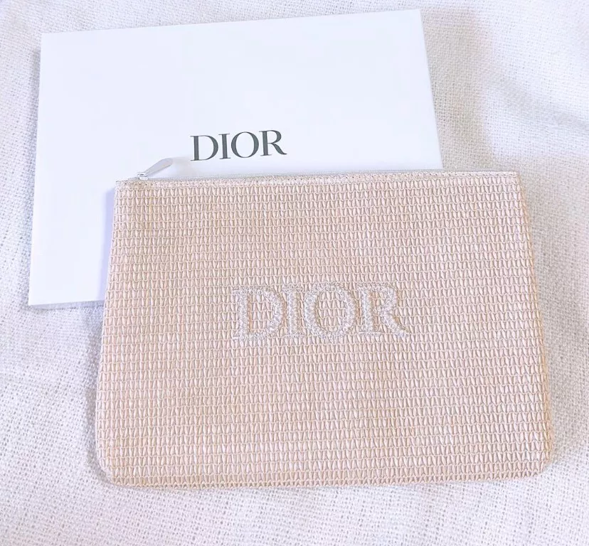 Pochette pochette Christian Dior Trousse marque Dior broderie 10,7 × 7,3