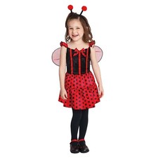 Totally Ghoul Cutie Little Ladybug Lady Bug Girls' Halloween Costume Small
