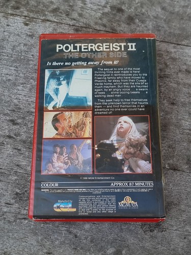 Poltergeist 2 The Other Side - Movie VHS Tape - Picture 2 of 3