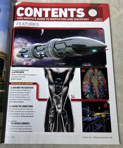 Popular Science Magazine March 2011 Vol 278 # 3 After Earth Genome Future Now - Picture 6 of 13