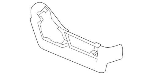 Deflector de aire para Ford (N/P BL3Z-1562186-AB)