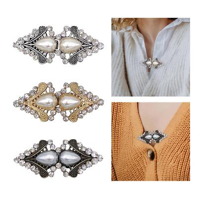 4-Piece Retro Duck Sweater Clips - Zinc Alloy Shirt & Shawl Clasps For Women (Antique Silver & Bronze) - View #9