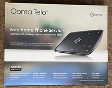 Ooma Telo VoIP (Not WiFi capable) HD Voice ready Free Home Phone Service
