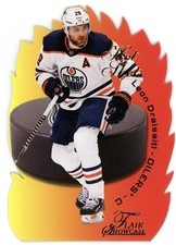 2022-23 Skybox Metal Universe Leon Draisaitl Flair Showcase Hot Shots #11OF20HS