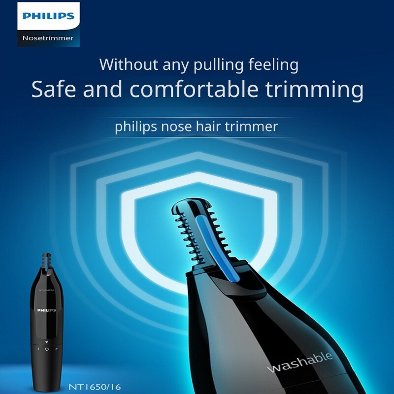 Philips NT1650/16 Hair Nose Ear Trimmer Washable AA Battery