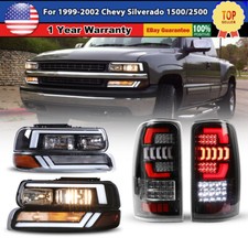 Led Headlights Tail Lights For 2000-2006 Chevy Suburban 1500 2500 Tahoe 2 Pair