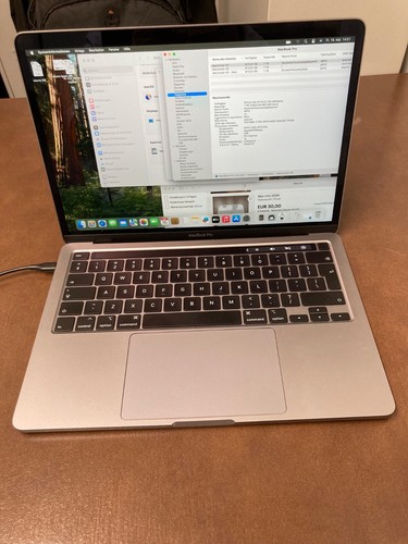 2020 Apple MacBook Pro 13 " + Intel i7 2,3 GHZ + 32 GB RAM + 1 TB SSD + QUERTY