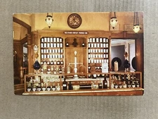 Postcard Disneyland Upjohn Pharmacy Drug Store Advertising Vintage PC