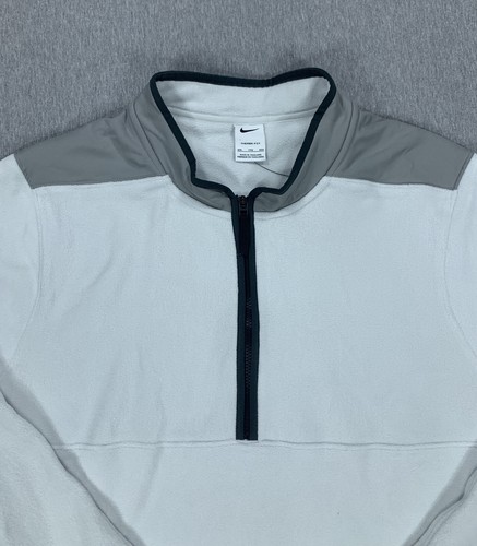 Nike Therma-Fit Victory Fleece 1/2 Zip Golf Jacket Gray DA2921-025 Men's 2XL - Picture 2 of 11