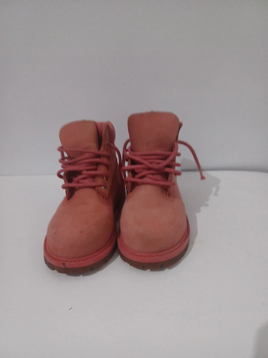Coral timberland boots deals