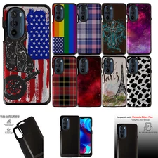 For [Motorola Edge+ 2022][EMBOSSED DUO SET12] Shock Combat Case