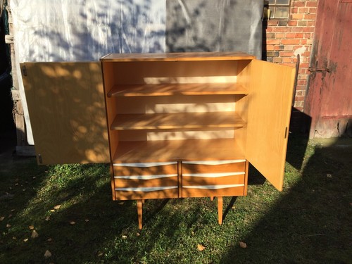 Hellerau Schrank Serie 427 Möbel Bauhaus Franz Ehrlich Berlin Vintage 60iger - Bild 4 von 10